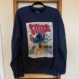Disney Stitch Crewneck Sweatshirt